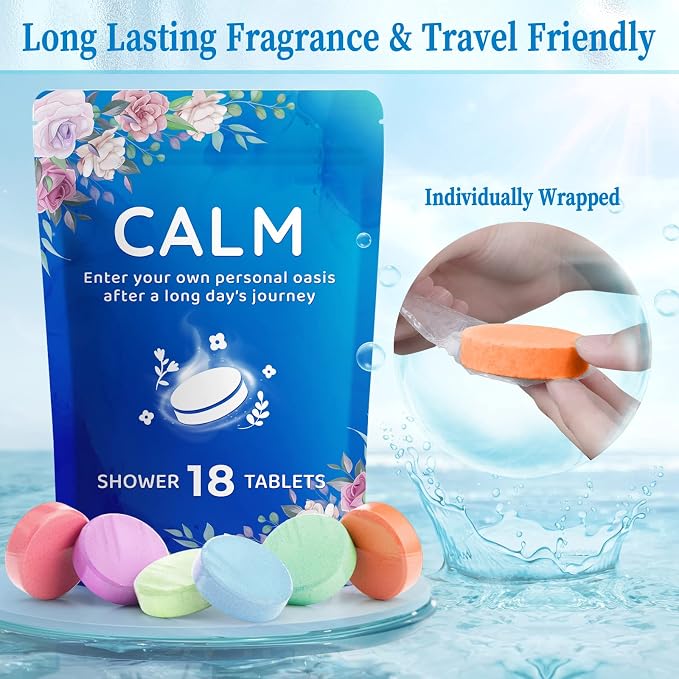 18-Pack Shower Steamers Aromatherapy, Shower Bath Bombs - Image 2