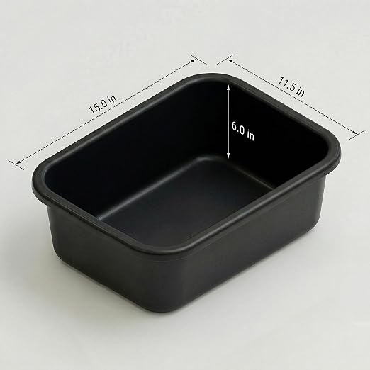 DecorRack 2 Plastic Wash Basins, Large 10 Quart Graduated Bucket, Portable - Image 3