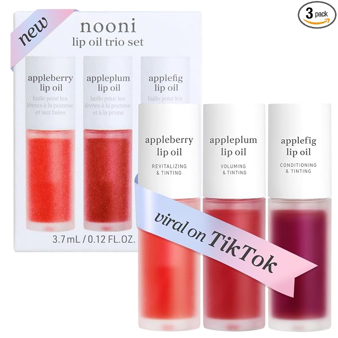 NOONI Korean Lip Oil Set by nooni