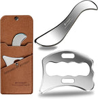 BYYDDIY SD 2 in 1 Stainless Steel GuaSha Muscle Scraper Tools Set, Scar Tissue by BYYDDIYMuscleScraperTools