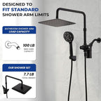 Ryamen Upgraded Dual Shower Heads Combo, 10 inch Filtered Shower Head - Image 8