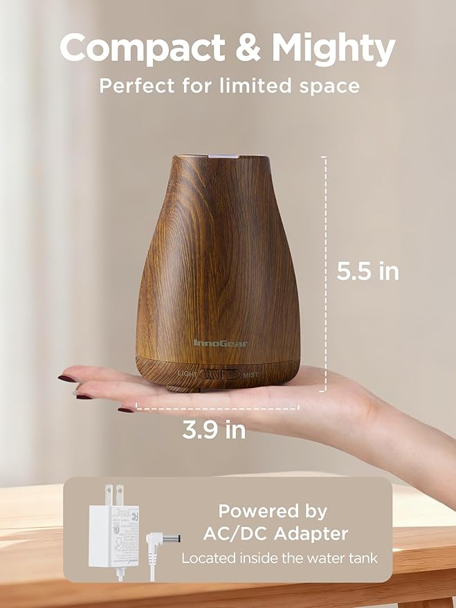 InnoGear Essential Oil Diffuser, Ultrasonic Diffusers - Image 2