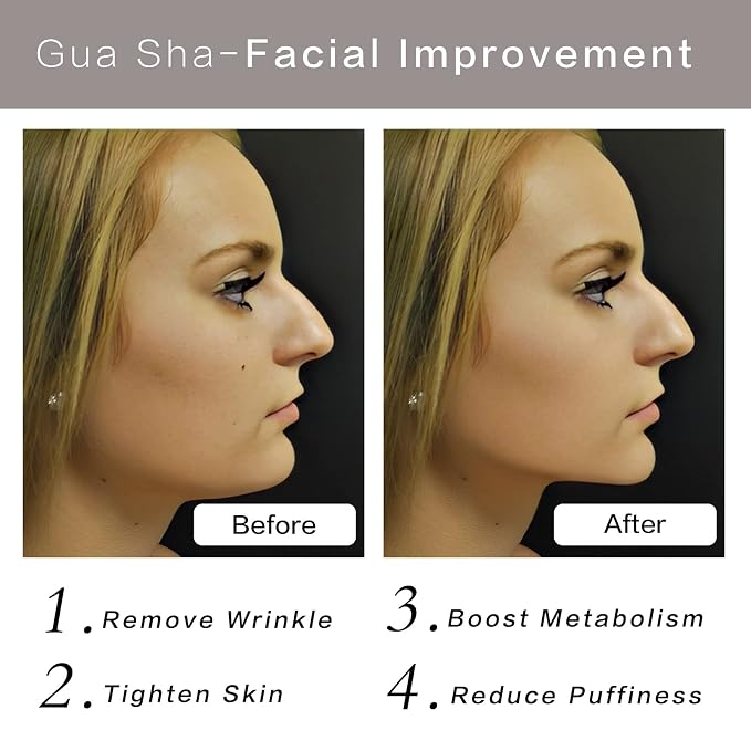 Gua Sha Facial Tools, Stainless Steel Guasha Tool - Image 3