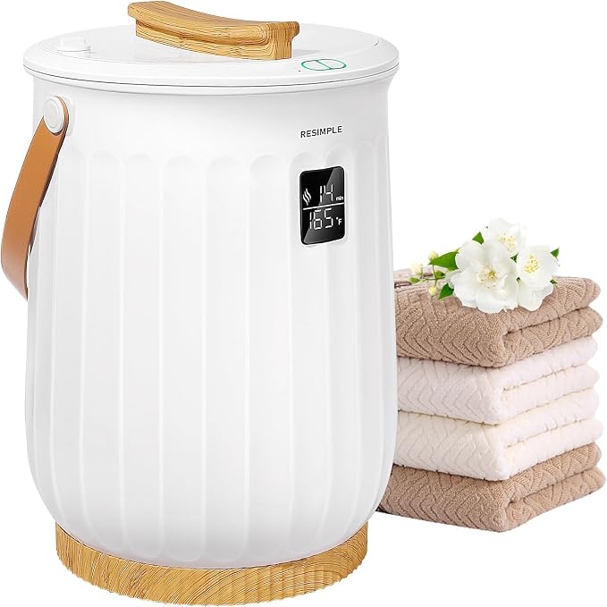 Hot Towel Warmer for Bathroom Luxury Bucket Towel Heater, 20L Large Capacity by RESIMPLE