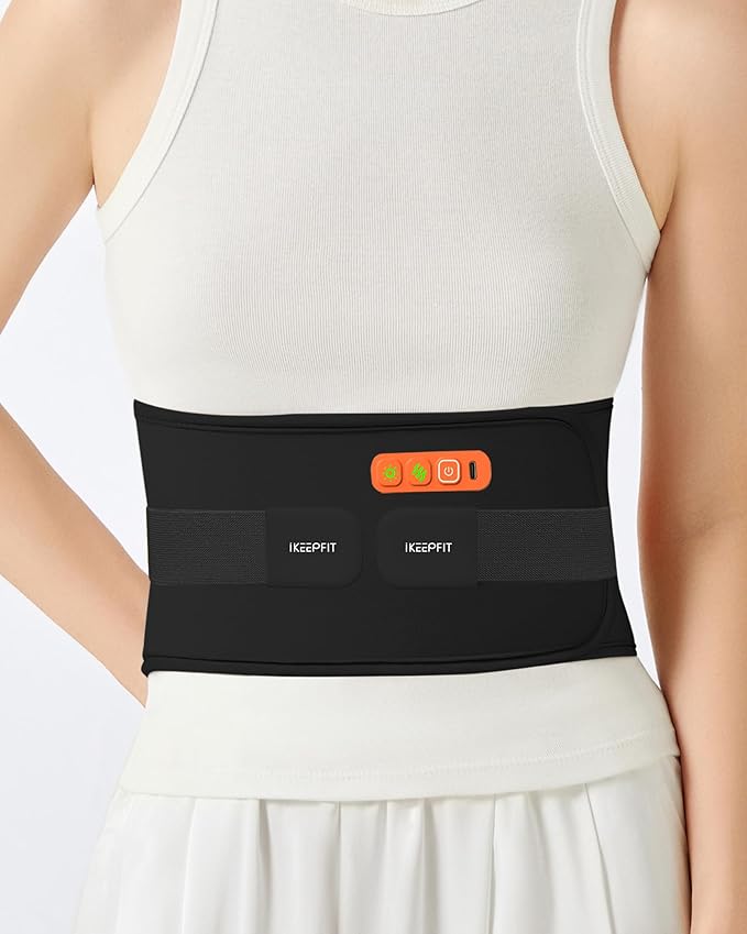 IKEEPFIT Portable Heating Pad for Back, Cordless Wearable Heat Belt - Image 2
