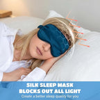 Cutecrop 50 Pcs Silk Sleep Mask Blackout - Image 5