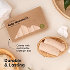 6-Pack Baby Washcloths – Soft Absorbent Viscose from Bamboo Washcloths - Image 7