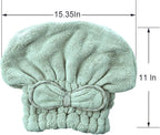Jseng Microfiber Hair Drying Towel Cap, Extrame Soft & Ultra Absorbent - Image 3