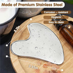 Flagest Stainless Steel Gua Sha Facial Tools - Image 2