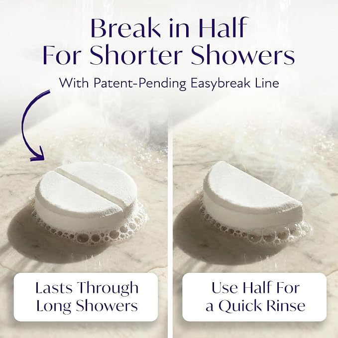 Solia Energizing Citrus Menthol Shower Steamers 7-Pack - Image 3