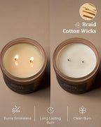 M&SENSE Coffee Home Scented Candles, 11.6oz Natural Soy Wax, 70-Hour Long - Image 5