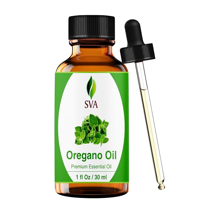 SVA Oregano Essential Oil – 1 Fl Oz – 100% Natural Oregano Oil by SVAORGANICS