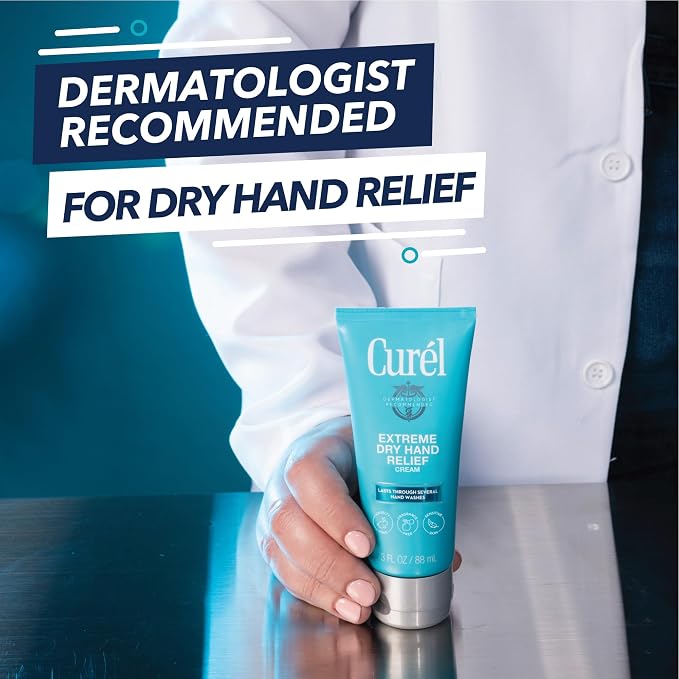 Curel Extreme Dry Hand Dryness Relief, Travel Size Hand Cream, Easily Absorbed - Image 2