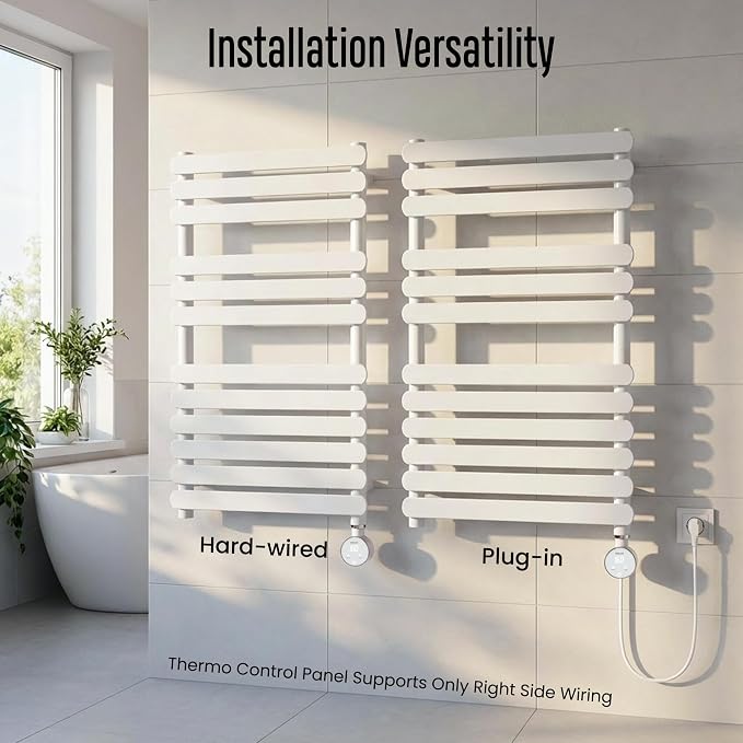 Towel Warmer, Large Size Heated Towel Rack - Image 6