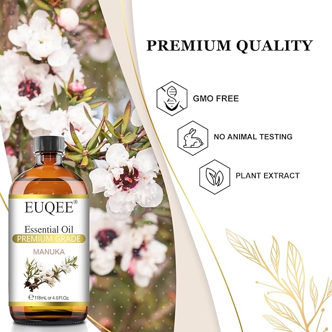 EUQEE Manuka Essential Oil 118ml Large Capacity Pure Manuka Oil - Image 3