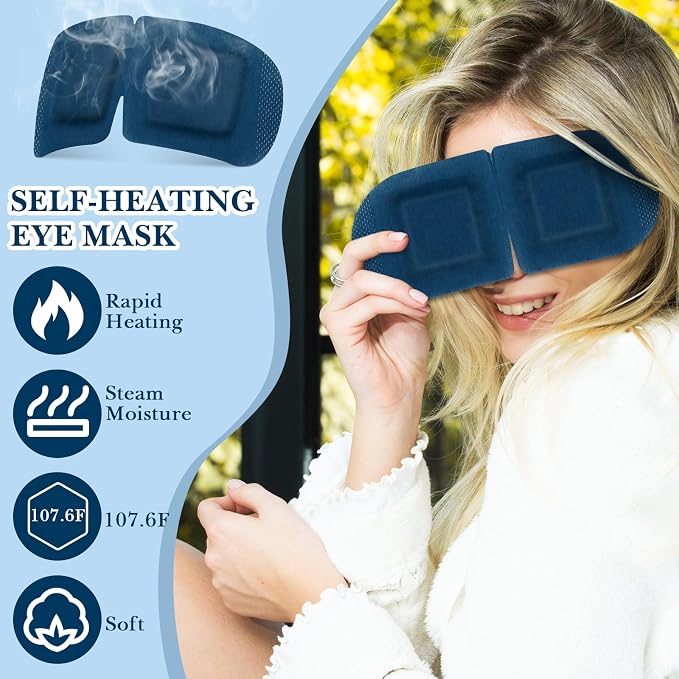 100 Pcs Disposable Steam Eye Mask Bulk - Image 5