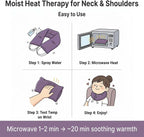 Microwave Heating Pad for Neck – Microwavable Neck Wrap & Eye Mask Set for Neck - Image 7