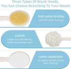 Loofah Sponge with Handle, Back Scrubber Brush - Image 2