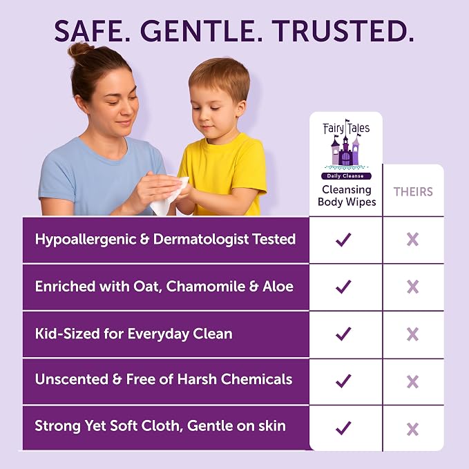 Fairy Tales Daily Cleanse XL Wipes - Image 6