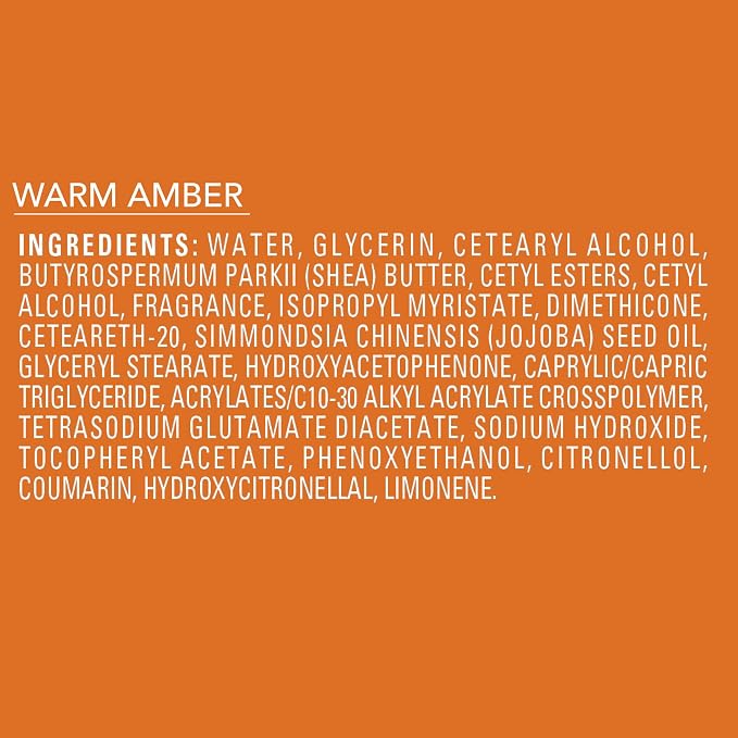 Jergens Shea Fusion Warm Amber Scented Lotion, Moisturizing Body Lotion - Image 7