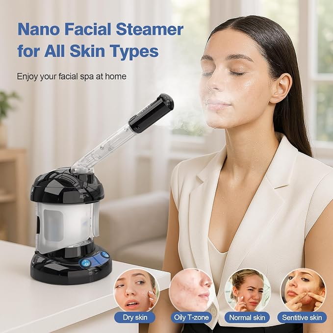 Hair Steamer Kingsteam 2 in 1 Ozone Facial Steamer, Design - Image 6