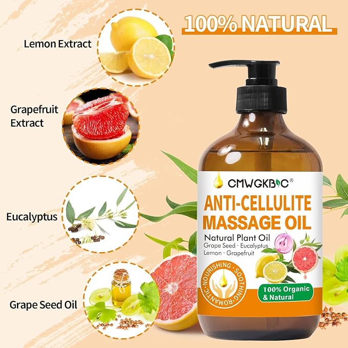 Anti Cellulite Oil Massage Oil for Massage Therapy, Body Oil for Skin - Image 7
