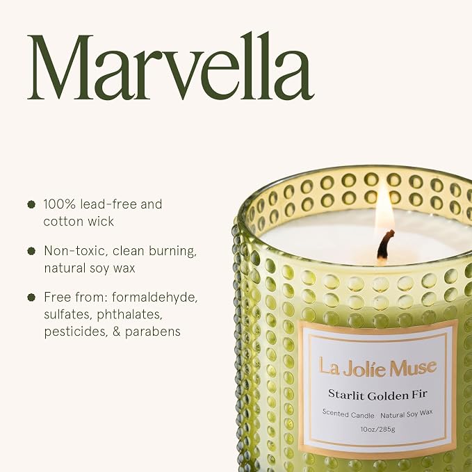 LA JOLIE MUSE Starlit Golden Fir Candle - Image 7