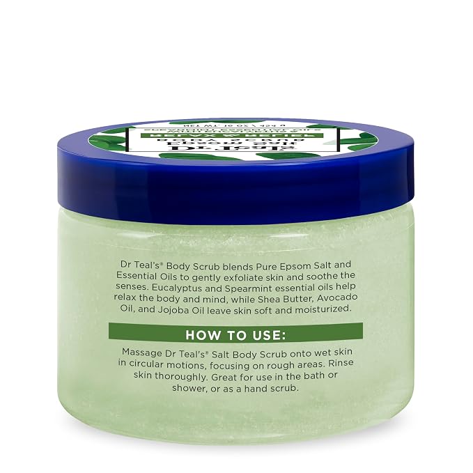 Dr Teal's Pure Epsom Salt Body Scrub, Relax & Relief - Image 8