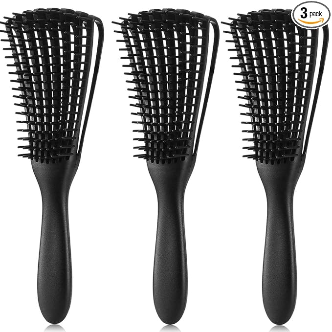 Detangling Brush for Afro American/African 3a to 4c Kinky, Wavy/Curly/Coily Hair by Unknown