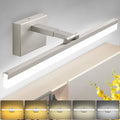 SOLFART Bathroom Lighting Fixtures Over Mirror: 32 Inch 5CCT Retractable LED by SOLFART