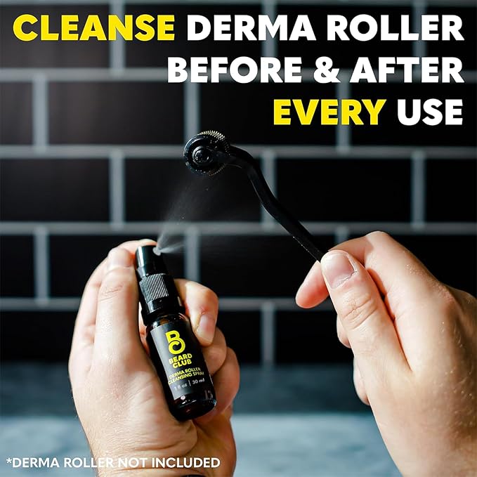 The Beard Club Derma Roller Cleansing Spray - Image 4