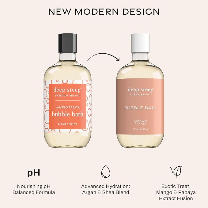Deep Steep Mango Papaya Bubble Bath - Image 4