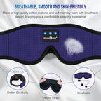 MUSICOZY Sleep Headphones Breathable Bluetooth Headband 3D Sleeping Headphones - Image 3