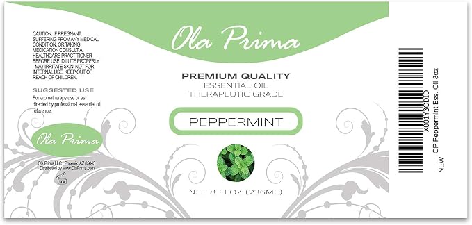 Ola Prima Therapeutic Grade Peppermint Essential Oil - Image 2