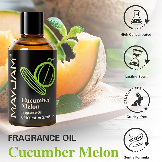 MAYJAM 100ML/3.38FL.OZ Cucumber Melon Fragrance Oils - Image 2