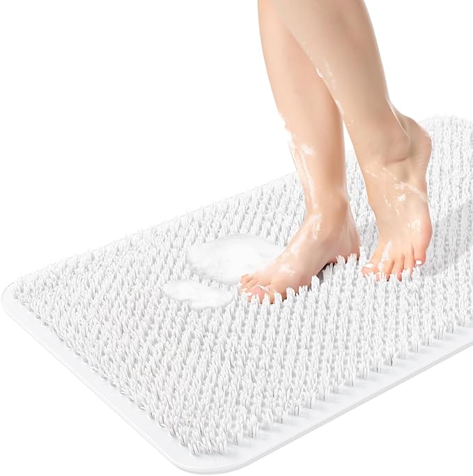 OTHWAY Non Slip Grassy Bathtub Mat : 27.5X15.7 inches Sturdy But Soft Bath by OTHWAY
