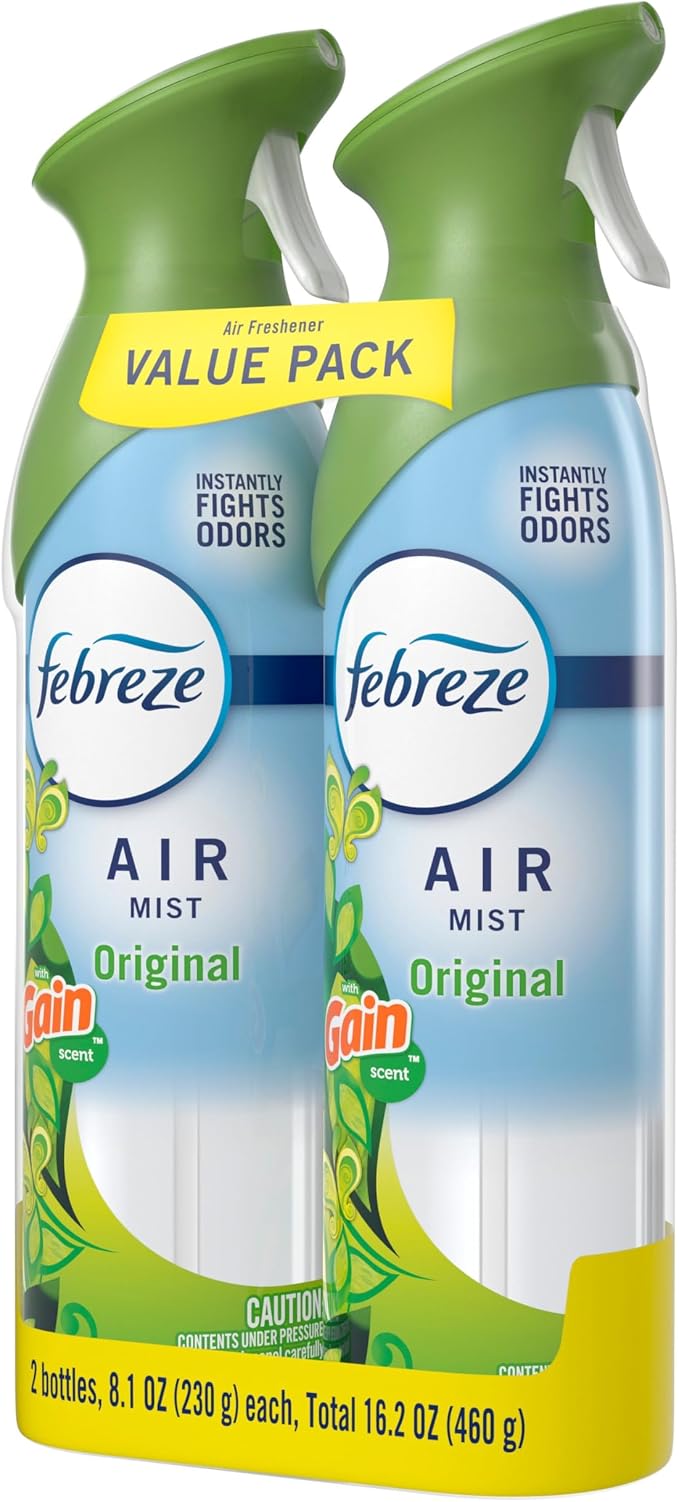 Febreze Air Mist, Air Freshener Spray, Odor Fighting Room Spray, Deodorizer - Image 12