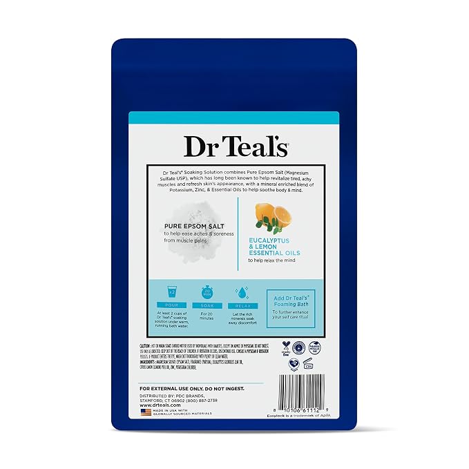 Dr Teal's Pure Epsom Salt, Restorative Minerals - Image 4