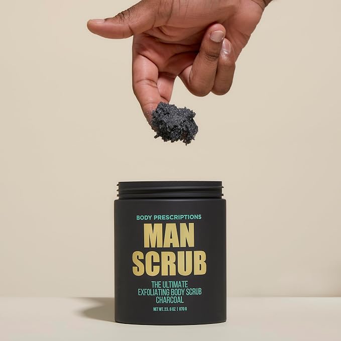 Body Prescriptions Men’s Exfoliating Body Scrub – Ultimate Skin Cleansing Wash - Image 3