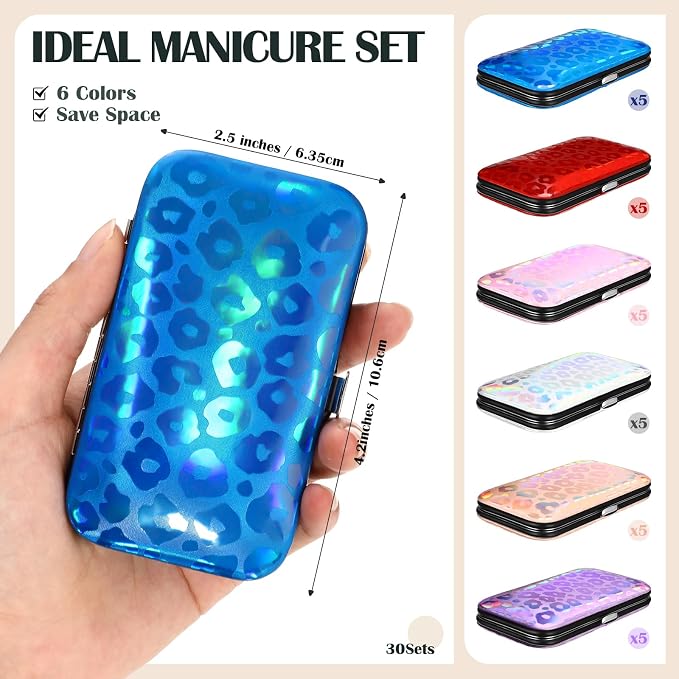 30 Sets Bulk Gifts for Women Manicure Set Bulk Professional Nail Care Kit Nail - Image 2