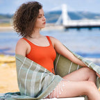 HAVLULAND Turkish Beach Towels, Oversized 40"x72" Turkish Bath Towel, Highly - Image 8