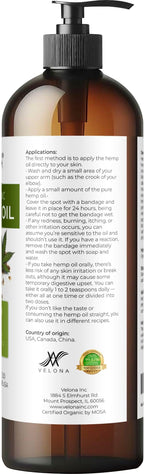 velona Hemp Seed Oil USDA Certified Organic - Image 5