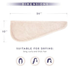 SimpleField 2 Pack Microfiber Hair Towel Wrap - Image 5