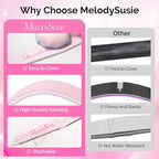 MelodySusie Nail File Kit, Professional Nail Art Manicure Pedicure Supplies - Image 2