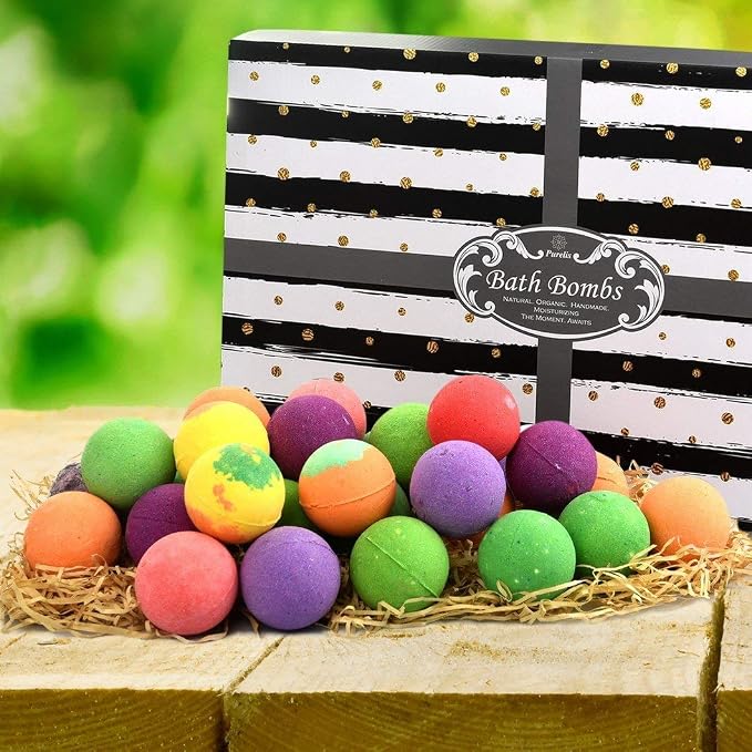 Bath Bombs Gift Set for Women and Men. 24 Luxury Bath Bombs Individually - Image 7