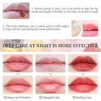 4 PCS Honey Lip Balm Pot, Honey & Strawberry & Watermelon & Apple Lime Lip Mask - Image 7