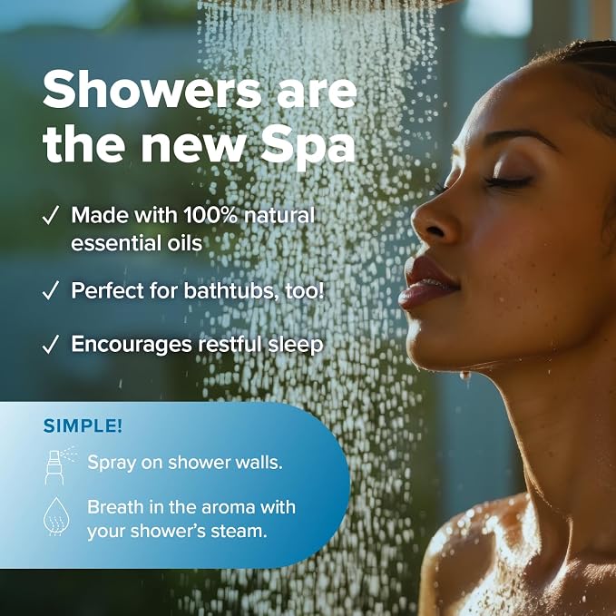 MOXE Shower Mist, Spa Steam Spray, Certified Natural Essential Oils, - Image 3