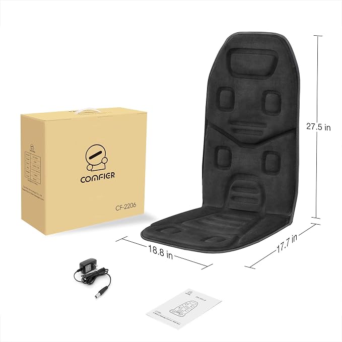 COMFIER Back Massager for Chair – Upgraded Vibration Chair Massager, Deep - Image 8