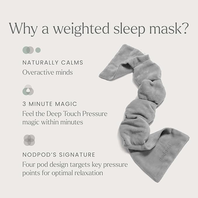 Nodpod Gentle Pressure Sleep Mask | Patented Light Blocking Design - Image 3