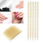 100 pieces disposable cuticle pusher, cuticle pusher remover cleaner - Image 3